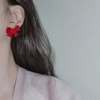 [Aimelbie] Уютная красная лента - большая