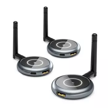 AIMIBO Wireless HDMI TX 2RX Установите HDMI Wireless с дополнительной стабильной дальностью передачи Совместимость с режимом Синхронный вывод видео и звука