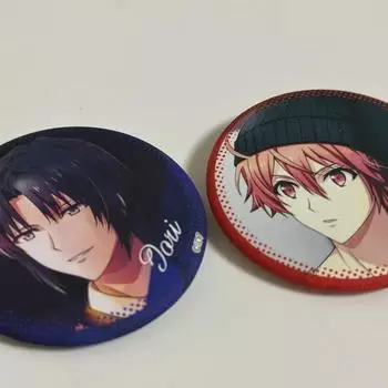 Ainana Offtabi Can Badge Iori, Riku