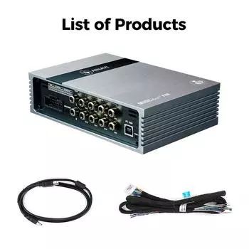 Ainavi P48E Автомобильный DSP цифровой сигнальный процессор Универсальный автомобильный усилитель 31-полосный эквалайзер 8-канальный выход 4-канальный вход Оптический CHINA