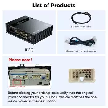 Ainavi P48E DSP для Subaru Legacy Outback Impreza Forester Процессор Bluetooth Автомобильный усилитель 4 канала Аудио Автомобильный усилитель звука CHINA