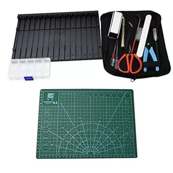 AINetJP Премиальные инструменты для пластика и отвертки для моделей, фигурок, инструментов, подставок, кусачки, пинцеты, ножницы, ножи, (Набор 16)