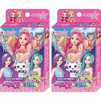 Ainuri Secret Jouju Star Goddess Secret Card IN1415 2p, популярная корейская игра