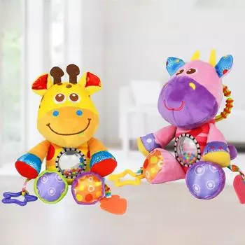 Aipinqi Baby плюшевые игрушки для автомобиля с погремушками, для детей от 0 до 1 года