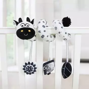 Aipinqi Раннее образование Детская кроватка Обертывание Игрушка: Визуальная стимуляция черно-белых животных
