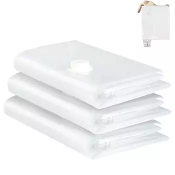 AiQInu Futon Compression Extra Large Clothes High No Thick Compression Clothes Futon Compression Vacuum Dew and Mollew Air Pel Mite