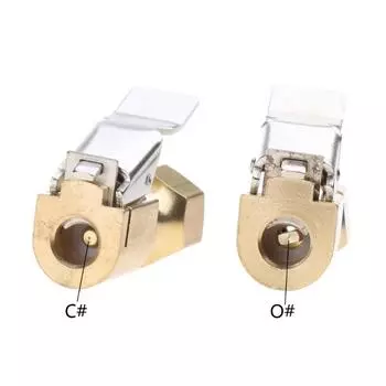 Air Chucks Heavy Duty Closed Flow Straight Lock-On Tire Inflator Chuck with Clip