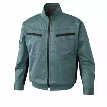 Блузон с длинным рукавом Fujin Clothing KU93900 зеленый, размер M, SUN-S [Только одежда] зелёный