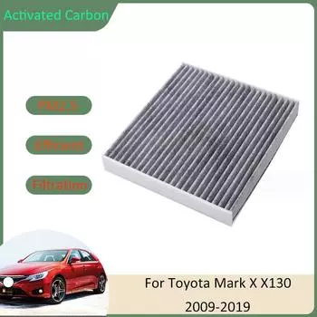 Air Conditioning Filter For Toyota Mark X X130 MK2 2009 2010 2011 2012 2013 2014 2015 2016 2017 2018 2019 Activated Carbon Parts