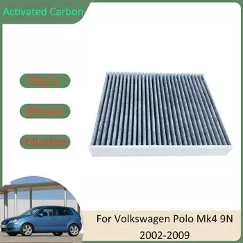 Фильтр кондиционера для Volkswagen VW Polo 4 Vivo Mk4 9N 9N3 6Q 2002 2003 2004 2005 2006 2007 2008 2009 6R0819653 Автозапчасти
