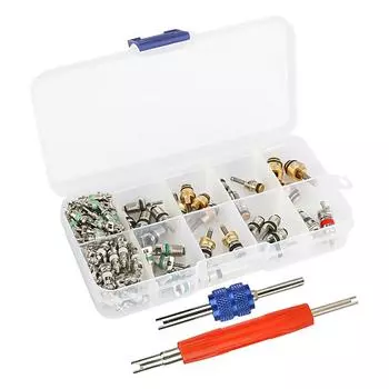 Комплект клапанов для кондиционирования воздуха, 102 шт., комплект клапанов для охлаждения автомобиля, комплект клапанов для кондиционирования воздуха, ассортимент комплектов для GERMANY