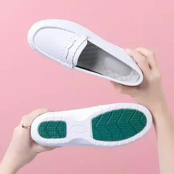 Air cushion nurse shoes women s soft-soled flat-soled winter single shoes are breathable and not tired, and the feet are non-slip and casual and com 34