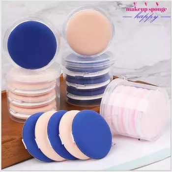 Air Cushion Puff без латекса, влажный и сухой, BB-крем CC, жидкая основа, круглая губка, инструмент для макияжа