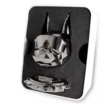 Air D Doberman автомобильный освежитель воздуха Chrome Black Black Cherry Fragrance Body + Refill 2 шт., корейский автомобильный аксессуар