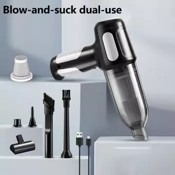 Air Duster, cordless vacuum. Portable Air Blower, 2024 Best Car Vacuum Cleaner, Brushless, Strong, Low Noise Long Lasting Batter белый