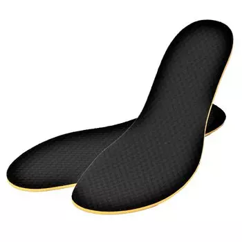 AIR FLEX Shock Less Сделано в 3 мм [Г-н. Minit] Стелька, Стелька, Жесткая, Унисекс, Антибактериальная, Дезодорирующая, Впитывающая, Усталость, Япония, (24,0-24,5см) чёрный