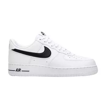 Nike Белые черные кроссовки унисекс Air Force 1 Low 07 3 AO2423-101