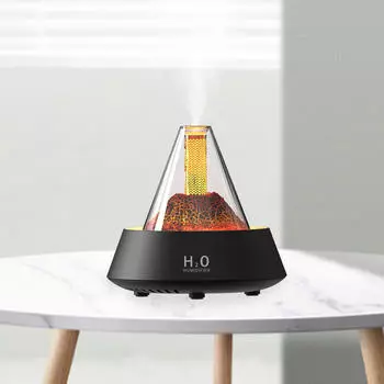 Air Humidifier Essential Oil Diffuser Colorful Light USB Ornament Unique Personal Aroma белый