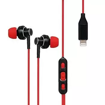 Air Jay MFI Certified Lightning Stereo Earphones Equipped with Microphone Function and RB RB Multi-Recon HAL-ES2 HAL-ES2