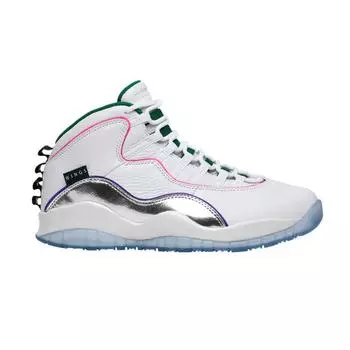 Мужские кроссовки Air Jordan 10 Retro Wings разноцветные белый клевер-хром CK4352-103
