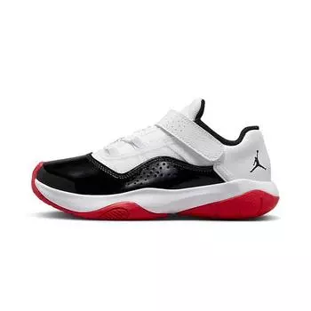 Air Jordan 11 CMFT Low PS White University Red Детские кроссовки Черные CZ0905-102 28