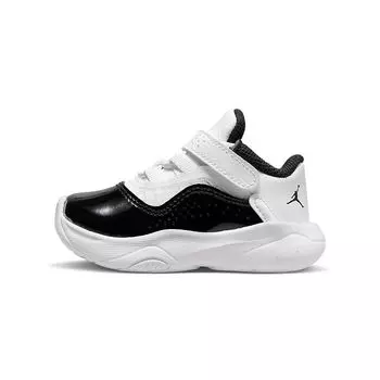 Air Jordan 11 CMFT Low TD Белые Черные Детские Кроссовки Университет-Красный CZ0906-102 23.5