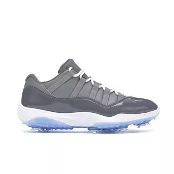 Air Jordan 11 Low Golf Cool Grey Мужские кроссовки Средне-серые Gunsmoke White AQ0963-002
