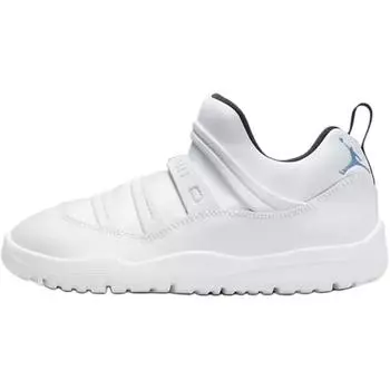 Air Jordan 11 Retro Little Flex PS Legend Blue / Columbia 2024 Детские кроссовки Белый Черный BQ7101-104 31