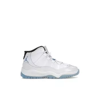 Air Jordan 11 Retro PS Legend Blue / Columbia 2024 Детские кроссовки Белый Черный 378039-104 31
