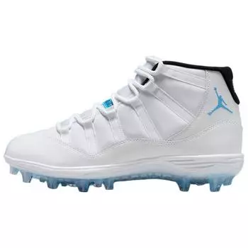 Air Jordan 11 Retro TD Cleat Legend Blue / Columbia Мужские кроссовки Белый Черный HM7324-104 44