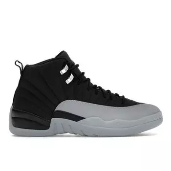 Air Jordan 12 Retro Barons мужские кроссовки черный волчий серый белый CT8013-010 43