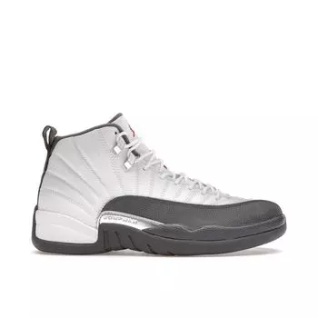 Air Jordan 12 Retro Dark Grey Мужские кроссовки White Gym-Red 130690-160