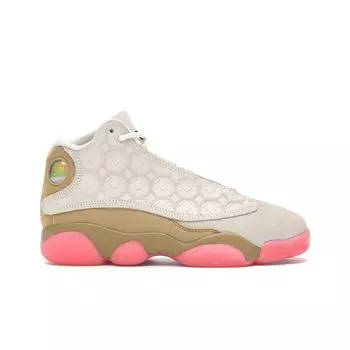Air Jordan 13 Retro PS Детские кроссовки на китайский Новый год светло-коричневого цвета цвета слоновой кости CW4682-100