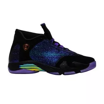 Air Jordan 14 Retro DB Doernbecher 2019 Мужские кроссовки черные судово-фиолетовые многоцветные CV2469-001