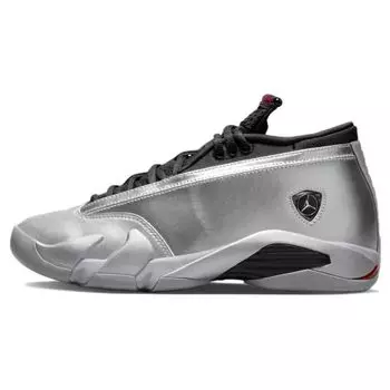 Air Jordan 14 Retro Low Metallic Silver Женские кроссовки Огненно-красный Волко-серый Черный DH4121-060 40