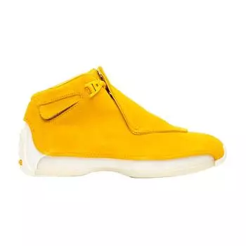 Air Jordan 18 Retro Yellow Suede Мужские кроссовки Желто-охристый парус AA2494-701