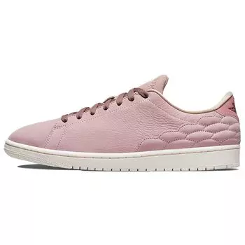 Air Jordan 1 Center Court Розовые оксфордские кроссовки унисекс цвета слоновой кости дымчато-лилового цвета Dark Pony DO7444-621 36.5