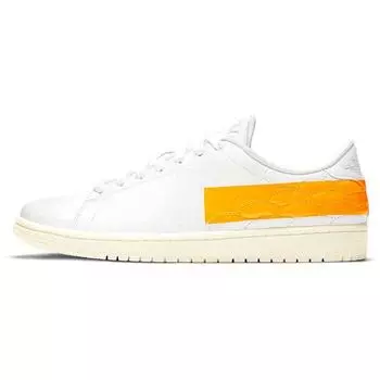 Air Jordan 1 Center Court University Золотые кроссовки унисекс Белый парус DJ2756-102 40