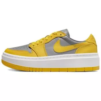 Air Jordan 1 Elevate Low Cement Grey Varsity Maize Женские кроссовки DH7004-017 36
