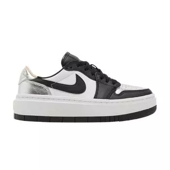 Air Jordan 1 Elevate Low SE Женские кроссовки с серебристым носком металлик-серебристый черный белый DQ8561-001 36