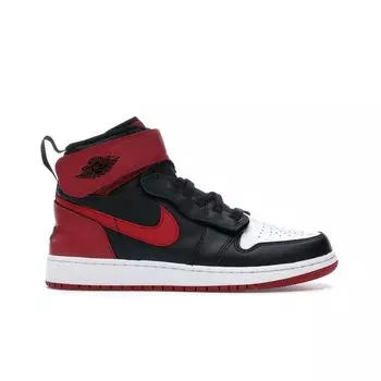 Air Jordan 1 High FlyEase GS Black Gym Red Детские кроссовки Белые CT4897-001