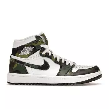 Air Jordan 1 High Golf Camo мужские кроссовки Green Legion-Green Black DQ0660-300 41