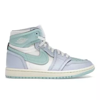 Air Jordan 1 High Method of Make Hydrogen Blue Light Dew Женские кроссовки Coconut-Milk Sail FB9891-401