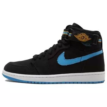 Air Jordan 1 High Strap Blue White Мужские кроссовки Черный University-Blue-White 342132-041 44
