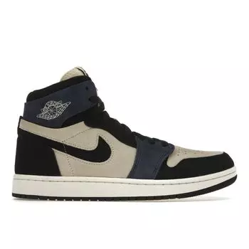 Air Jordan 1 High Zoom Comfort 2 Черные синие женские кроссовки Кремовый Муслин Кокосовое Молоко DV1305-104 36.5