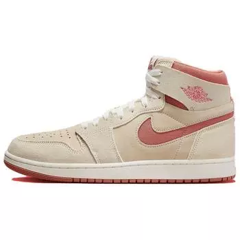 Air Jordan 1 High Zoom Comfort 2 Sail Burnt Sunrise Мужские кроссовки Кремовый Терра-Розовый DV1307-102 45