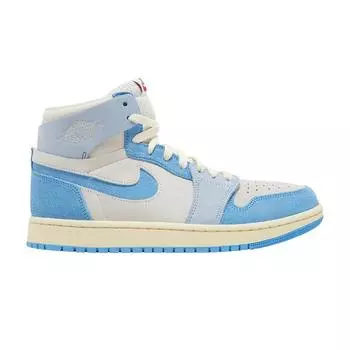 Air Jordan 1 High Zoom Comfort 2 University Blue Женские кроссовки Phantom Ice-Blue Gym-Red DV1305-004 36