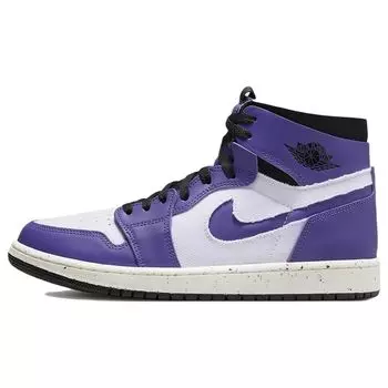 Air Jordan 1 High Zoom Comfort Crater Purple Мужские кроссовки Белый Черный CT0978-501 44