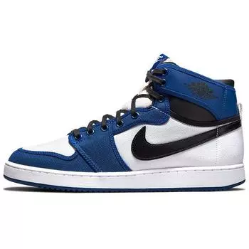 Air Jordan 1 KO Storm Blue Мужские кроссовки Белый Черный DO5047-401 42