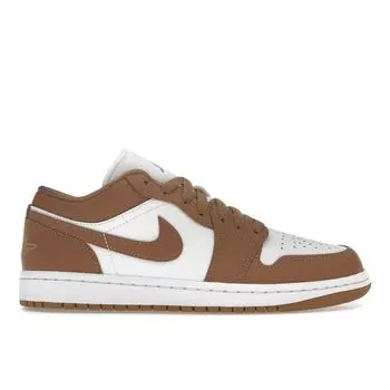 Air Jordan 1 Low Archaeo коричневые женские кроссовки белые DC0774-202